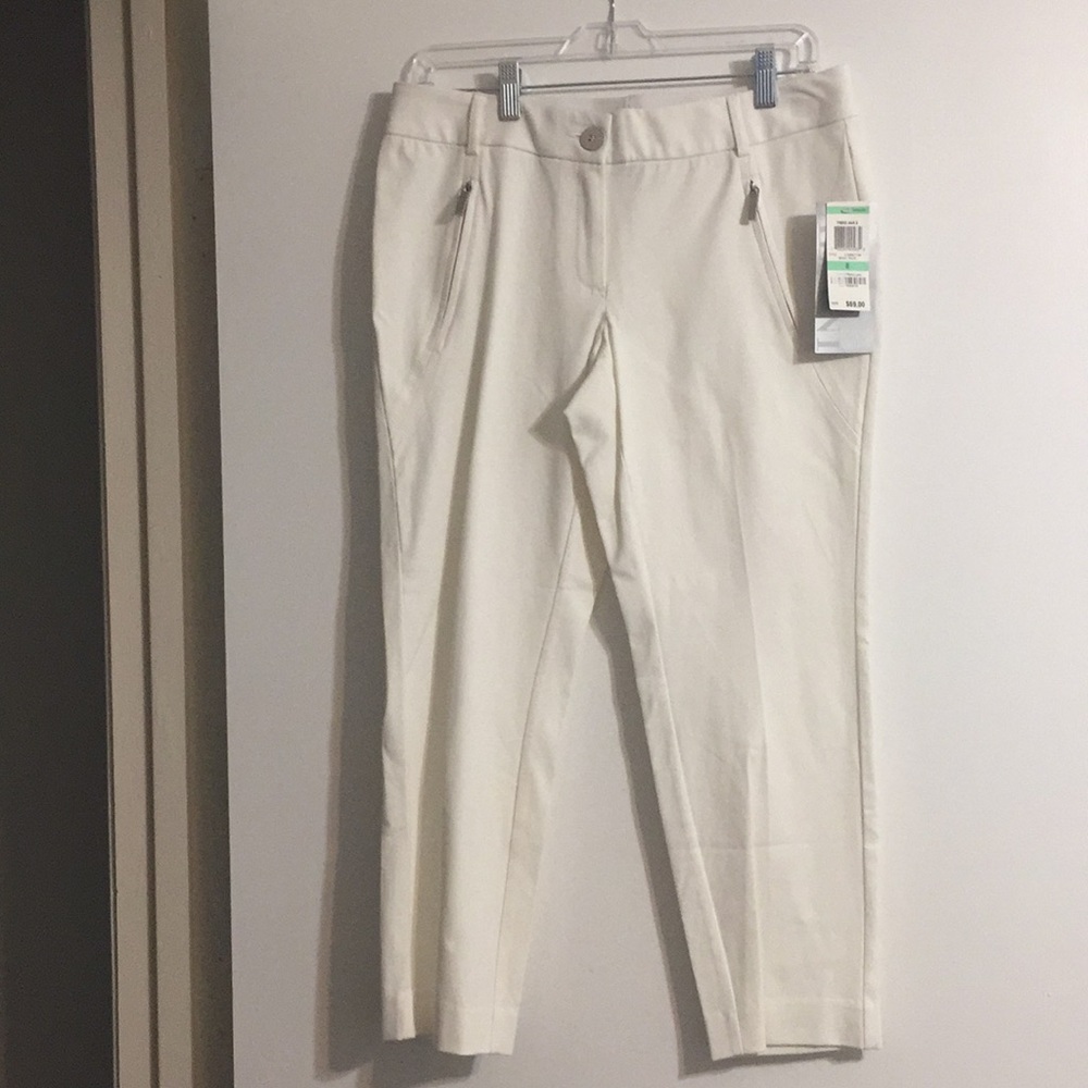 Brand new and never worn white pants! Size 8